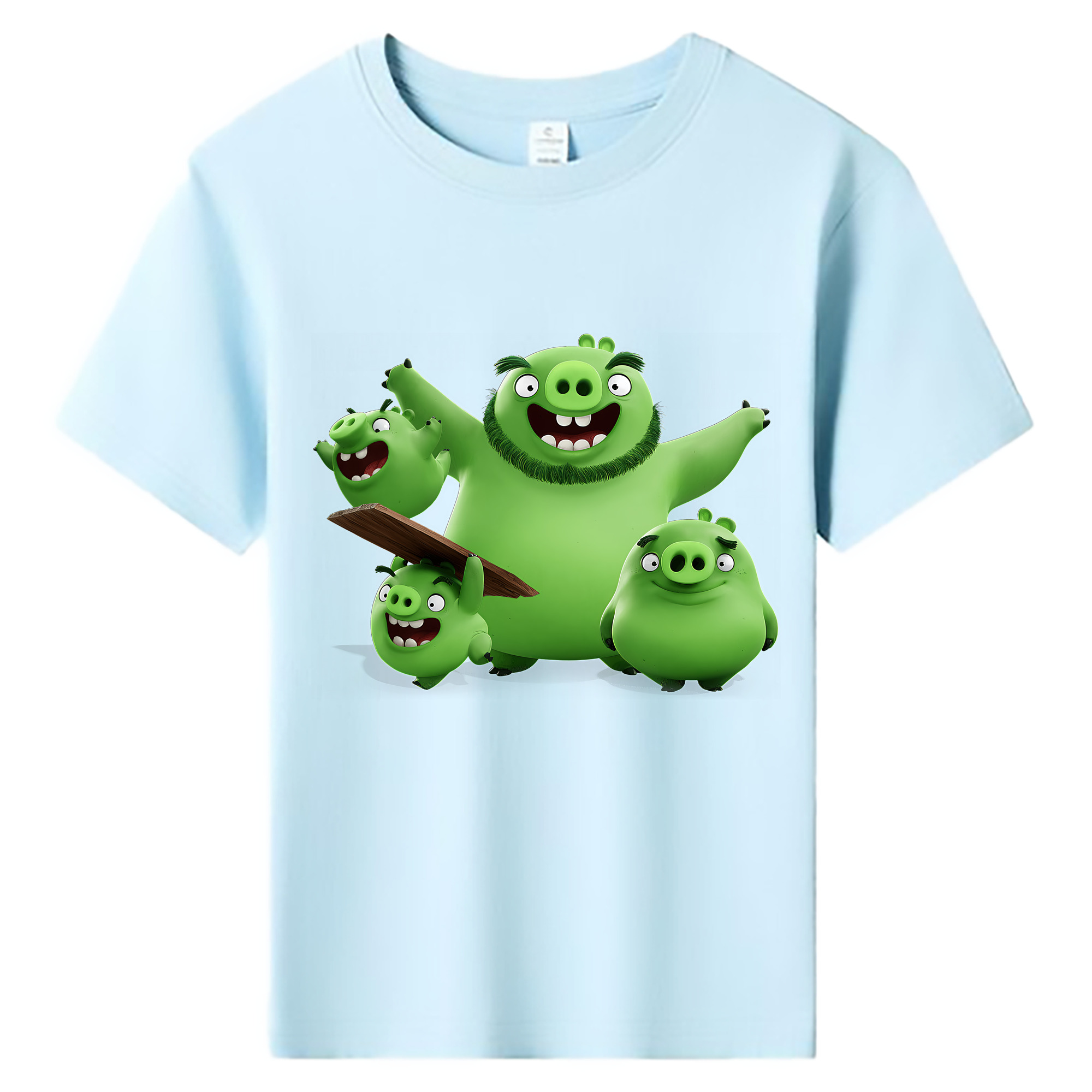 （画像用） Angry Birds アングリーバード 綿100％キッズTシャツ（フロントプリント）